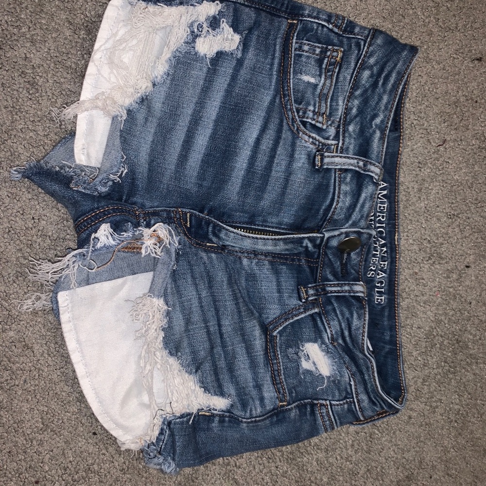 American eagle jean shorts